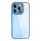 Apple iPhone 14 Pro Kılıf Wiwu GCC-105 Lens Korumalı Renkli Kenar Arkası Şeffaf Multicolor Kapak Apple iPhone 14 Pro Kılıf Wiwu GCC-105 Lens Korumalı Renkli Kenar Arkası Şeffaf Multicolor Kapak