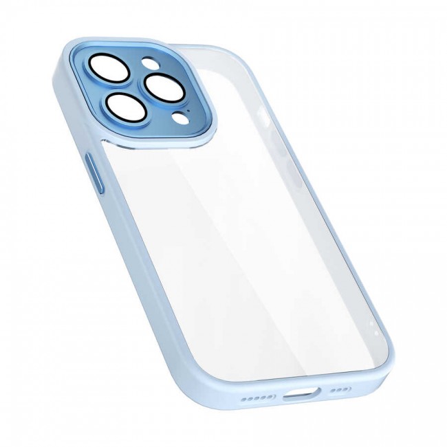Apple iPhone 14 Pro Kılıf Wiwu VCC-104 Lens Korumalı Renkli Kenar Arkası Şeffaf Vivid Clear Kapak Apple iPhone 14 Pro Kılıf Wiwu VCC-104 Lens Korumalı Renkli Kenar Arkası Şeffaf Vivid Clear Kapak