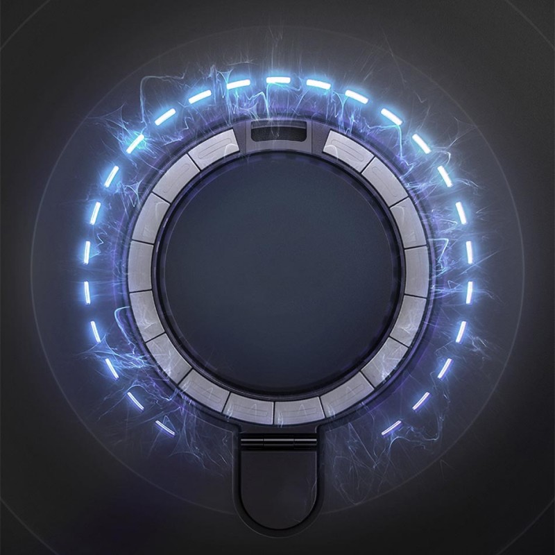 Bal-z Apple iPhone 14 Pro Kılıf Wiwu ZMM-010 M-safe Şarj Özellikli Parmak İzi Bırakmayan Mat Transparan Standlı Kapak