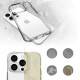 Apple iPhone 14 Pro Kılıf Zore Şeffaf Ultra İnce Airbag Tasarımlı Okka Kapak