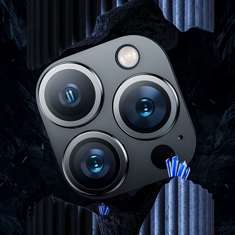 Bal-z Apple iPhone 14 Pro Max Benks DR Safir Kamera Lens Koruyucu