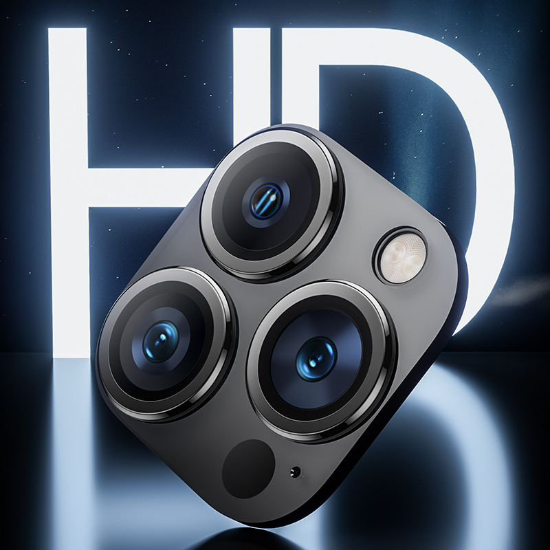 Bal-z Apple iPhone 14 Pro Max Benks DR Safir Kamera Lens Koruyucu