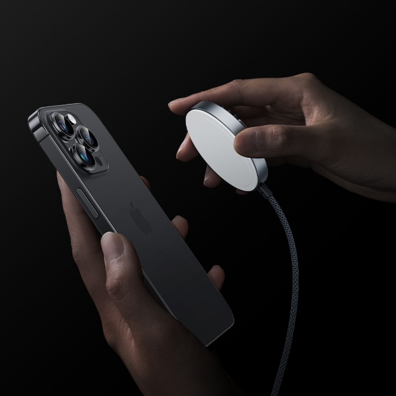 Bal-z Apple iPhone 14 Pro Max Benks Grand Combo MFM01 3in1 Aksesuar Seti Kılıf-Ekran Koruyucu-Wireless Şarj Aleti