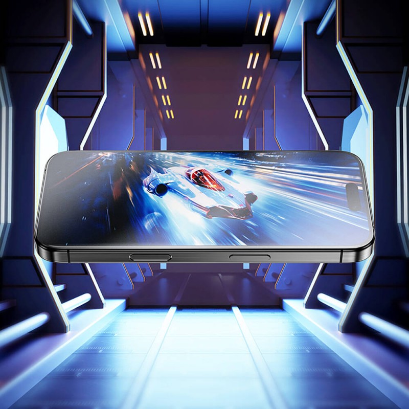 Bal-z Apple iPhone 14 Pro Max Benks JoyTouch Mat Oyun Ekran Koruyucu + Kolay Uygulama Aparatı