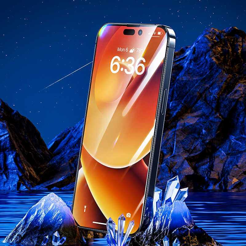 Bal-z Apple iPhone 14 Pro Max ​​​​Benks V Pro Plus Şeffaf Ekran Koruyucu