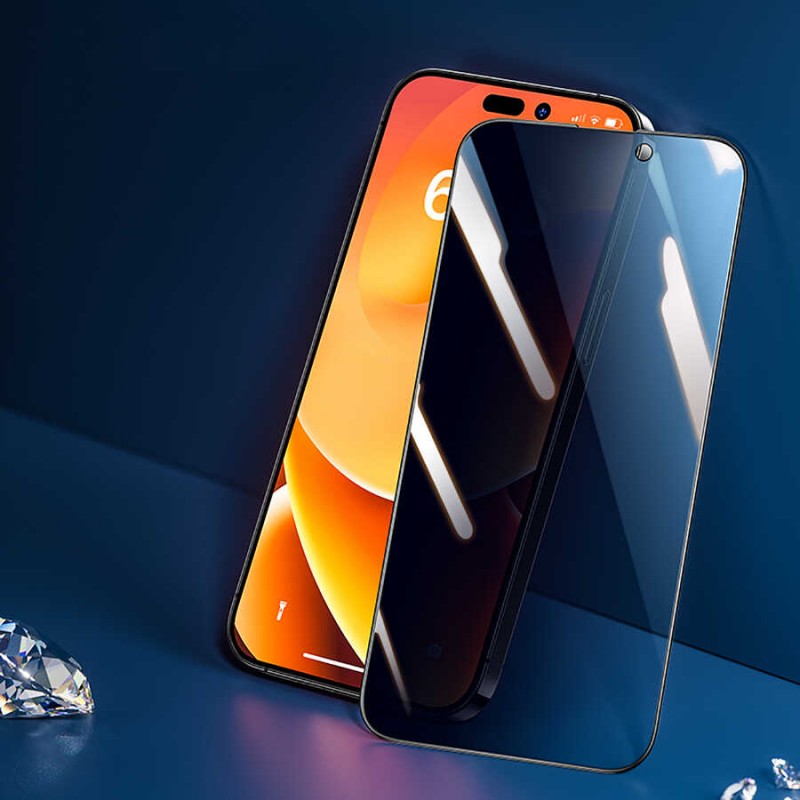 Bal-z Apple iPhone 14 Pro Max Benks Yeni Seri V Pro Plus Privacy Hayalet Ekran Koruyucu