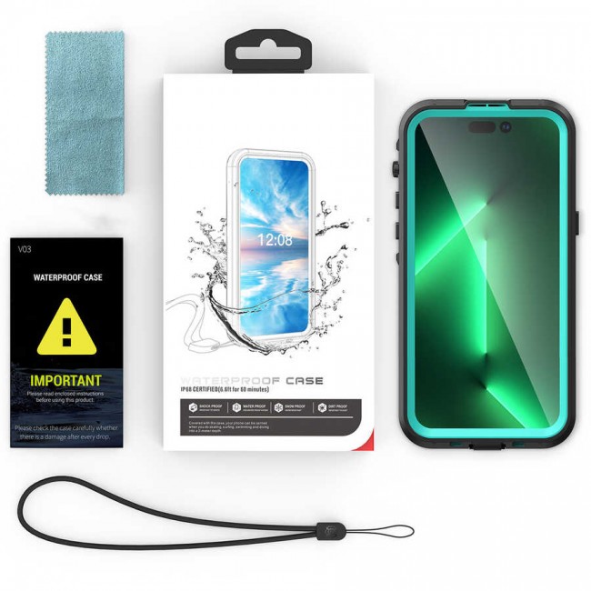Apple iPhone 14 Pro Max Kılıf 1-1 Su Geçirmez Kılıf Apple iPhone 14 Pro Max Kılıf 1-1 Su Geçirmez Kılıf