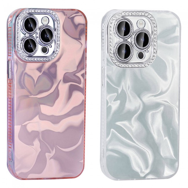 Apple iPhone 14 Pro Max Kılıf Airbagli Parlak Taş Detay Tasarımlı Zore Esila Kapak Apple iPhone 14 Pro Max Kılıf Airbagli Parlak Taş Detay Tasarımlı Zore Esila Kapak