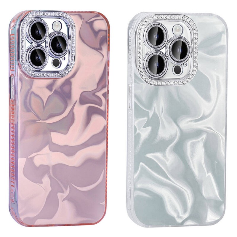 Bal-z Apple iPhone 14 Pro Max Kılıf Airbagli Parlak Taş Detay Tasarımlı Zore Esila Kapak