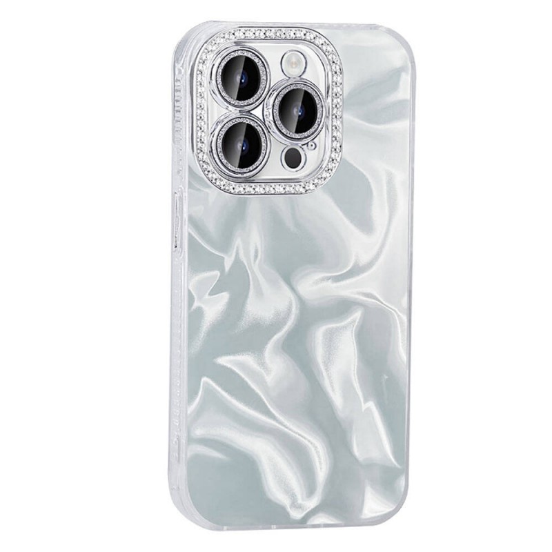 Bal-z Apple iPhone 14 Pro Max Kılıf Airbagli Parlak Taş Detay Tasarımlı Zore Esila Kapak