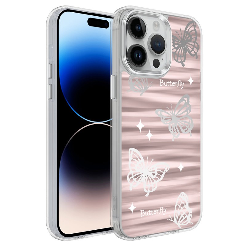 Bal-z Apple iPhone 14 Pro Max Kılıf Airbagli Parlak Tasarımlı  Mimbo Kapak