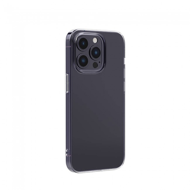Apple iPhone 14 Pro Max Kılıf Airbagli Şeffaf Darbe Emici Silikon Tasarımlı Recci Clarity Serisi Kapak