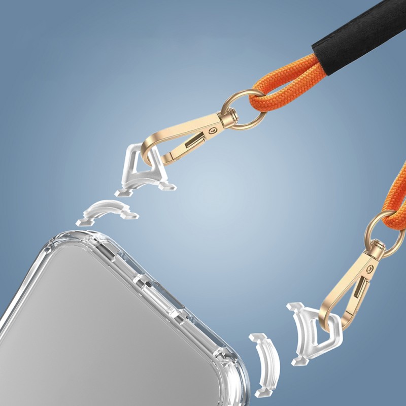 Bal-z Apple iPhone 14 Pro Max Kılıf Airbagli Takılabilir Askı Aparatlı Zore Snap Silikon Kapak