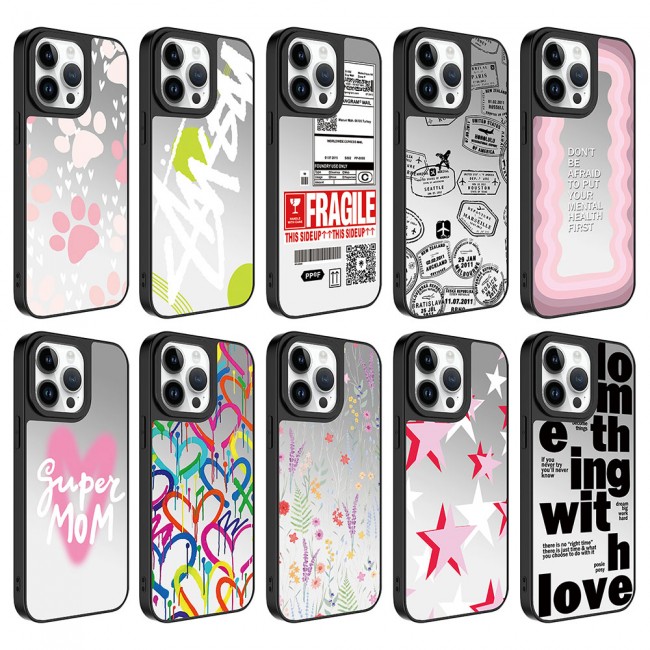 Apple iPhone 14 Pro Max Kılıf Aynalı Desenli Kamera Korumalı Parlak Zore Mirror Kapak Apple iPhone 14 Pro Max Kılıf Aynalı Desenli Kamera Korumalı Parlak Zore Mirror Kapak