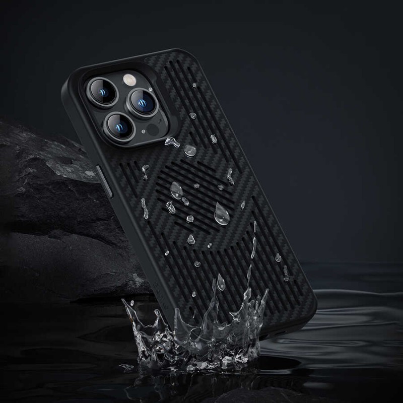 Bal-z Apple iPhone 14 Pro Max Kılıf Benks Magnetic Cooling Kevlar Soğutucu Özellikli Telefon Kılıfı