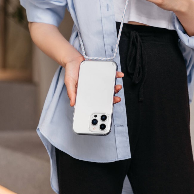 Apple iPhone 14 Pro Max Kılıf Boyun Askılı Şok Önleyicili Şeffaf Lisanslı Switcheasy Play Kapak Apple iPhone 14 Pro Max Kılıf Boyun Askılı Şok Önleyicili Şeffaf Lisanslı Switcheasy Play Kapak