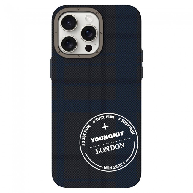 Apple iPhone 14 Pro Max Kılıf Ekose Desenli Youngkit Gezhi Serisi Kapak Apple iPhone 14 Pro Max Kılıf Ekose Desenli Youngkit Gezhi Serisi Kapak