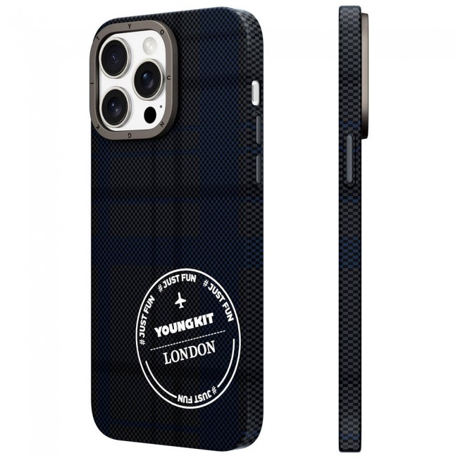 Apple iPhone 14 Pro Max Kılıf Ekose Desenli Youngkit Gezhi Serisi Kapak Apple iPhone 14 Pro Max Kılıf Ekose Desenli Youngkit Gezhi Serisi Kapak