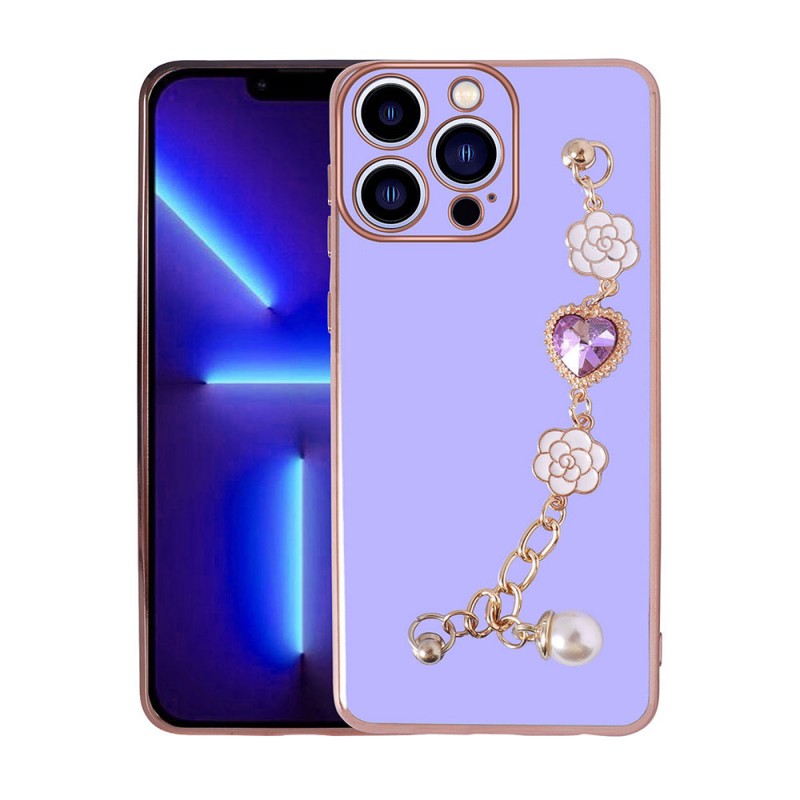 Bal-z Apple iPhone 14 Pro Max Kılıf El Tutamaçlı Kamera Korumalı  Taka Silikon Kapak