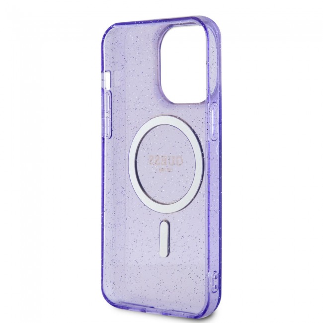 Apple iPhone 14 Pro Max Kılıf GUESS Magsafe Şarj Özellikli Glitter Kapak Apple iPhone 14 Pro Max Kılıf GUESS Magsafe Şarj Özellikli Glitter Kapak