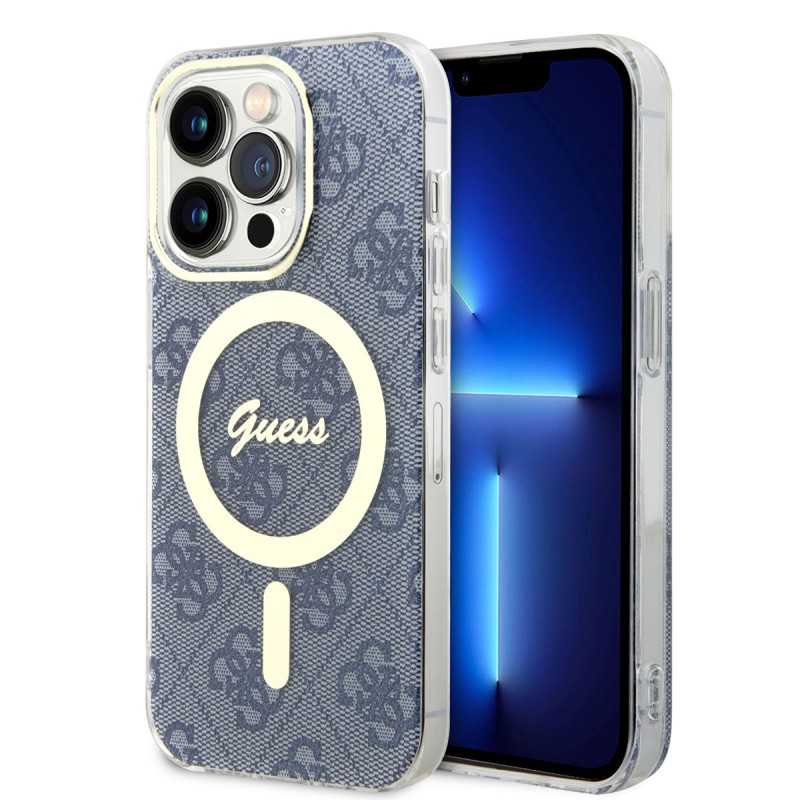 Bal-z Apple iPhone 14 Pro Max Kılıf GUESS M-safe Şarj Özellikli Kapak