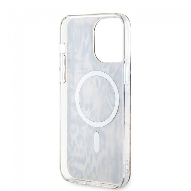 Apple iPhone 14 Pro Max Kılıf GUESS Magsafe Şarj Özellikli Leopar Desenli Kapak Apple iPhone 14 Pro Max Kılıf GUESS Magsafe Şarj Özellikli Leopar Desenli Kapak