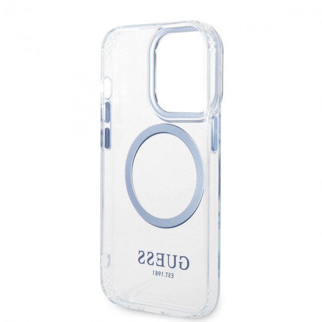 Apple iPhone 14 Pro Max Kılıf GUESS Magsafe Şarj Özellikli Metal Kamera Çerçeveli Kapak Apple iPhone 14 Pro Max Kılıf GUESS Magsafe Şarj Özellikli Metal Kamera Çerçeveli Kapak