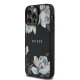 Apple iPhone 14 Pro Max Kılıf Guess Orjinal Lisanslı M-safe Şarj Özellikli Taneli Çiçek Tasarımlı Metal Yazı Logolu Kapak Apple iPhone 14 Pro Max Kılıf Guess Orjinal Lisanslı M-safe Şarj Özellikli Taneli Çiçek Tasarımlı Metal Yazı Logolu Kapak