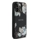 Apple iPhone 14 Pro Max Kılıf Guess Orjinal Lisanslı M-safe Şarj Özellikli Taneli Çiçek Tasarımlı Metal Yazı Logolu Kapak Apple iPhone 14 Pro Max Kılıf Guess Orjinal Lisanslı M-safe Şarj Özellikli Taneli Çiçek Tasarımlı Metal Yazı Logolu Kapak
