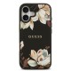 Apple iPhone 17 Kılıf Guess Orjinal Lisanslı M-safe Şarj Özellikli Taneli Çiçek Tasarımlı Metal Yazı Logolu Kapak Apple iPhone 17 Kılıf Guess Orjinal Lisanslı M-safe Şarj Özellikli Taneli Çiçek Tasarımlı Metal Yazı Logolu Kapak