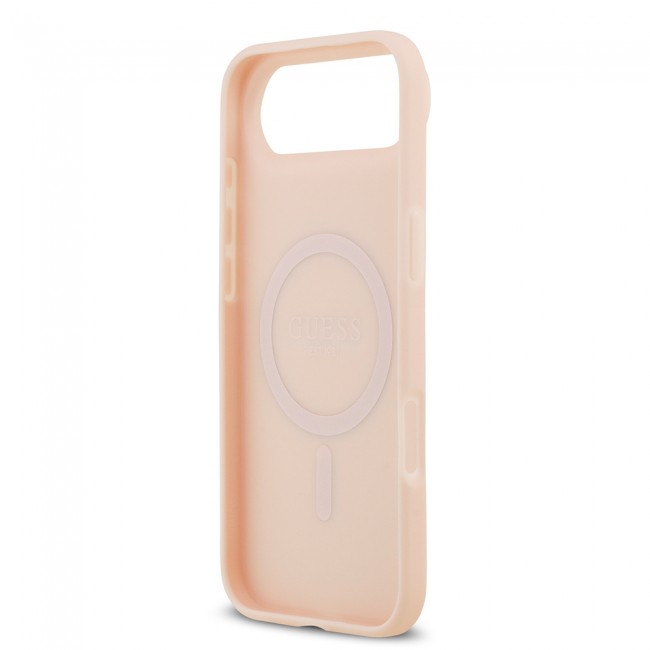 Apple iPhone 17 Air Kılıf Guess Orjinal Lisanslı M-safe Şarj Özellikli Taneli Çiçek Tasarımlı Metal Yazı Logolu Kapak Apple iPhone 17 Air Kılıf Guess Orjinal Lisanslı M-safe Şarj Özellikli Taneli Çiçek Tasarımlı Metal Yazı Logolu Kapak