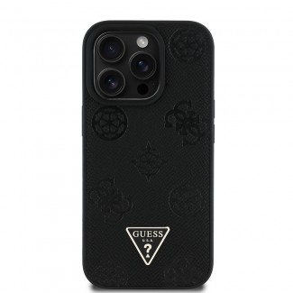 Apple iPhone 14 Pro Max Kılıf Guess Orjinal Lisanslı M-safe Şarj Özellikli Sıcak Baskılı Üçgen Logolu PU Deri Peony Kapak Apple iPhone 14 Pro Max Kılıf Guess Orjinal Lisanslı M-safe Şarj Özellikli Sıcak Baskılı Üçgen Logolu PU Deri Peony Kapak