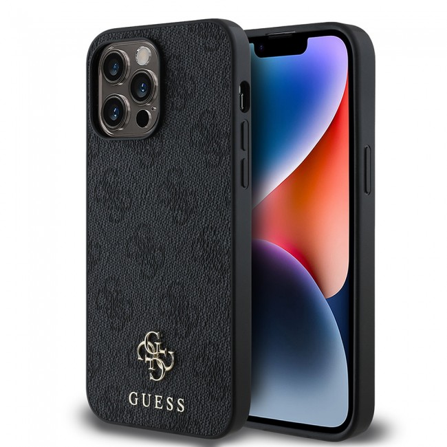 Apple iPhone 14 Pro Max Kılıf Guess Orjinal Lisanslı Magsafe Şarj Özellikli Small 4G Classic Kapak Apple iPhone 14 Pro Max Kılıf Guess Orjinal Lisanslı Magsafe Şarj Özellikli Small 4G Classic Kapak