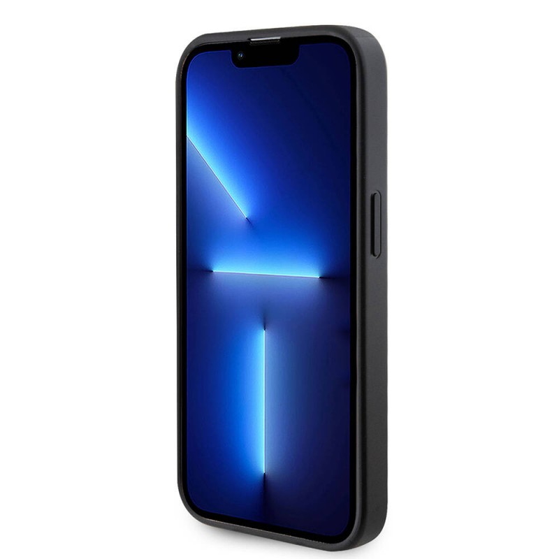 Bal-z Apple iPhone 14 Pro Max Kılıf Guess Orjinal Lisanslı M-safe Şarj Özellikli Yazı Logolu Saffiano Kapak