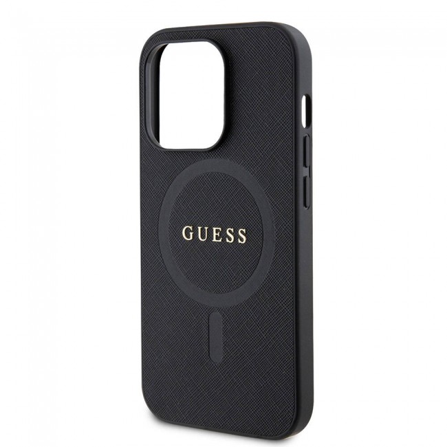 Apple iPhone 14 Pro Max Kılıf Guess Orjinal Lisanslı Magsafe Şarj Özellikli Yazı Logolu Saffiano Kapak Apple iPhone 14 Pro Max Kılıf Guess Orjinal Lisanslı Magsafe Şarj Özellikli Yazı Logolu Saffiano Kapak