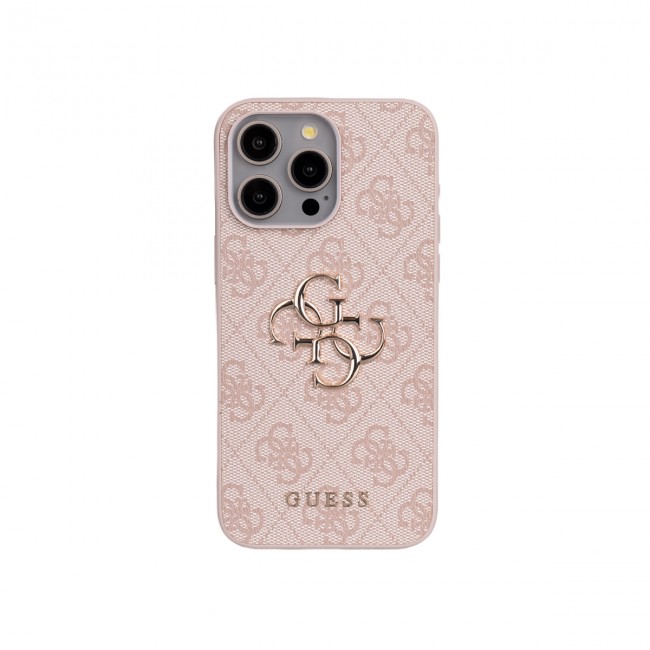 Apple iPhone 14 Pro Max Kılıf Guess Orjinal Lisanslı PU Deri 4G Büyük Metal Logolu Çapraz Vücut Askılı Kapak Apple iPhone 14 Pro Max Kılıf Guess Orjinal Lisanslı PU Deri 4G Büyük Metal Logolu Çapraz Vücut Askılı Kapak