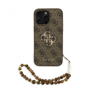 Apple iPhone 14 Pro Max Kılıf Guess Orjinal Lisanslı PU Deri Bilek Askı İpli Metal Büyük 4G ve Yazı Logolu Kapak Apple iPhone 14 Pro Max Kılıf Guess Orjinal Lisanslı PU Deri Bilek Askı İpli Metal Büyük 4G ve Yazı Logolu Kapak