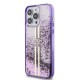 Apple iPhone 14 Pro Max Kılıf Guess Orjinal Lisanslı Transparan Sıvılı Simli Altın Çizgili Kapak Apple iPhone 14 Pro Max Kılıf Guess Orjinal Lisanslı Transparan Sıvılı Simli Altın Çizgili Kapak
