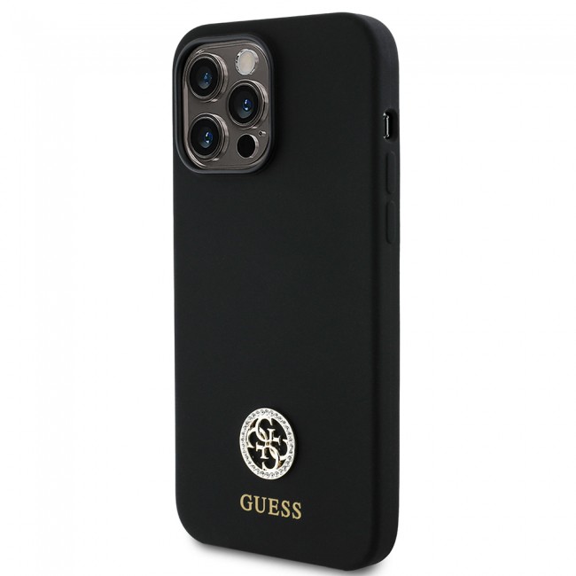 Apple iPhone 14 Pro Max Kılıf Guess Orjinal Lisanslı Yazı ve Taşlı 4G Logolu Silikon Kapak Apple iPhone 14 Pro Max Kılıf Guess Orjinal Lisanslı Yazı ve Taşlı 4G Logolu Silikon Kapak