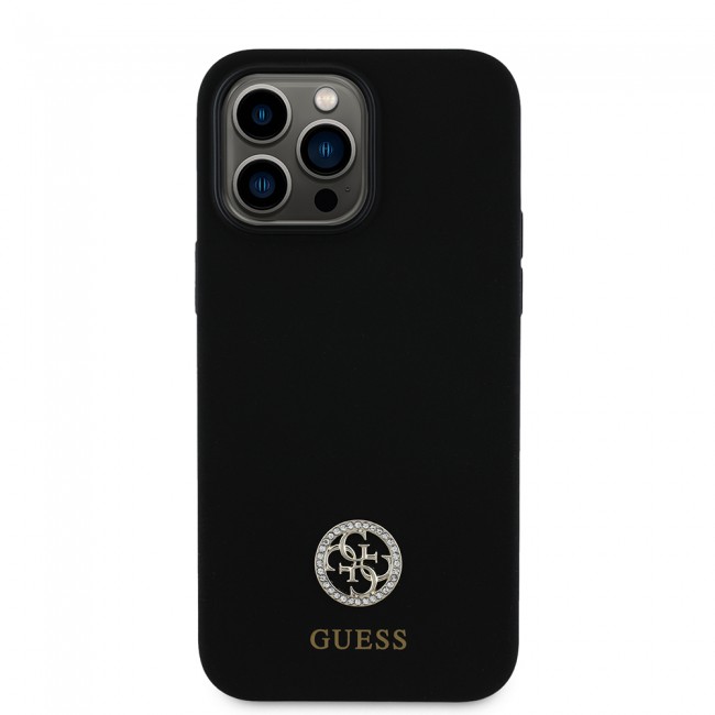 Apple iPhone 14 Pro Max Kılıf Guess Orjinal Lisanslı Yazı ve Taşlı 4G Logolu Silikon Kapak Apple iPhone 14 Pro Max Kılıf Guess Orjinal Lisanslı Yazı ve Taşlı 4G Logolu Silikon Kapak