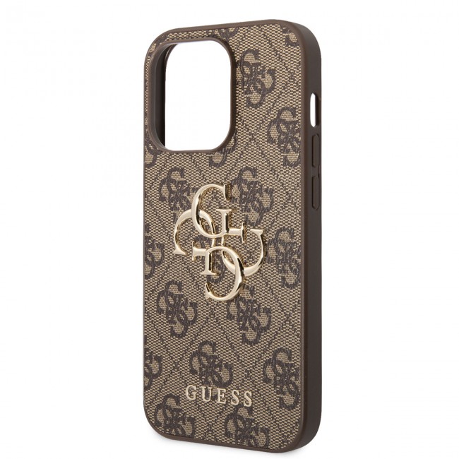 Apple iPhone 14 Pro Max Kılıf GUESS PU Deri Büyük Metal Logo Dizaynlı Kapak Apple iPhone 14 Pro Max Kılıf GUESS PU Deri Büyük Metal Logo Dizaynlı Kapak