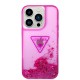 Apple iPhone 14 Pro Max Kılıf GUESS Transparan Sıvılı Simli Dizayn Kapak Apple iPhone 14 Pro Max Kılıf GUESS Transparan Sıvılı Simli Dizayn Kapak