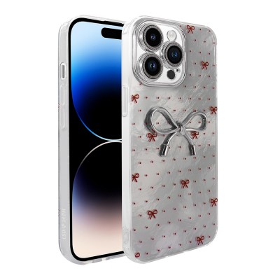 Bal-z Apple iPhone 14 Pro Max Kılıf Kamera Korumalı Figürlü Zore Ponti Silikon Kapak