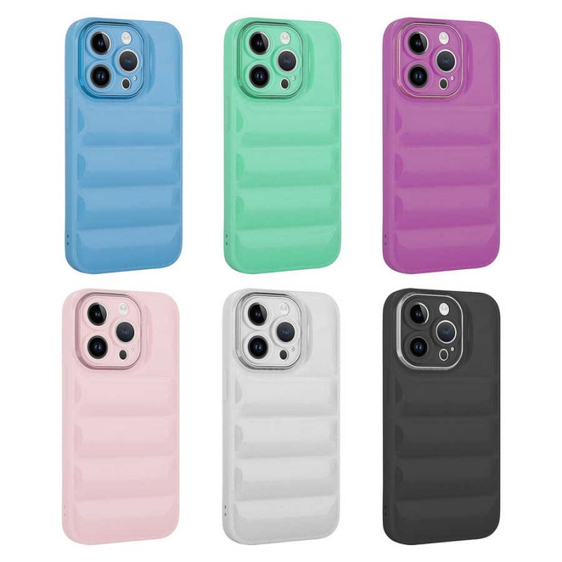 Bal-z Apple iPhone 14 Pro Max Kılıf Kamera Korumalı Parlak Airbag'li  Galya Kapak