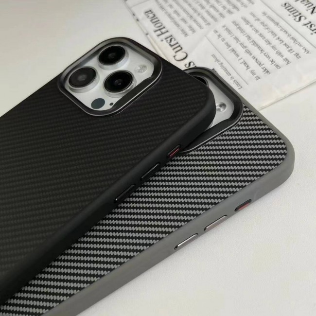 Apple iPhone 14 Pro Max Kılıf Magsafe Şarj Özellikli Karbon Fiber Görünümlü Zore Troy Kapak Apple iPhone 14 Pro Max Kılıf Magsafe Şarj Özellikli Karbon Fiber Görünümlü Zore Troy Kapak