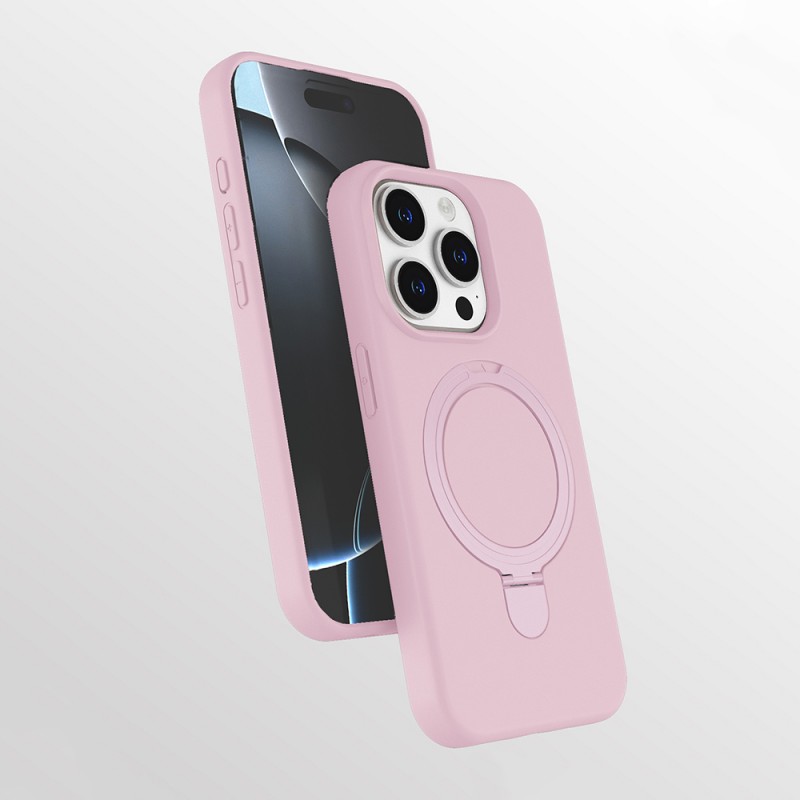 Bal-z Apple iPhone 14 Pro Max Kılıf M-safe Şarj Özellikli Standlı Zore Samara Kapak