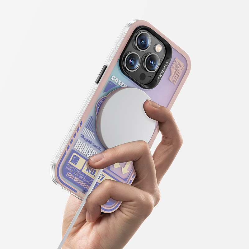 Bal-z Apple iPhone 14 Pro Max Kılıf M-safe Şarj Özellikli Benks Casebang Rabbit Kapak