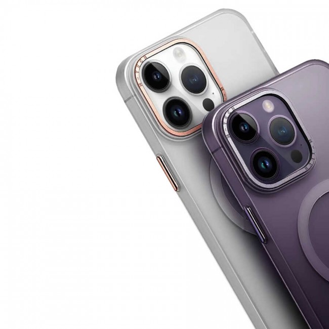 Apple iPhone 14 Pro Max Kılıf Magsafe Şarj Özellikli Buzlu Sert PC Zore Tuval Kapak Apple iPhone 14 Pro Max Kılıf Magsafe Şarj Özellikli Buzlu Sert PC Zore Tuval Kapak