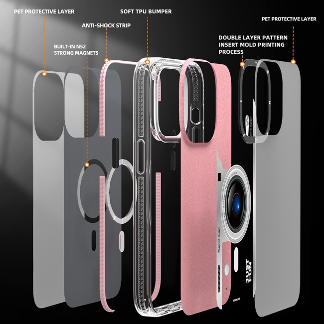 Apple iPhone 14 Pro Max Kılıf Magsafe Şarj Özellikli Lens Figürlü YoungKit Art Film Serisi Kapak Apple iPhone 14 Pro Max Kılıf Magsafe Şarj Özellikli Lens Figürlü YoungKit Art Film Serisi Kapak