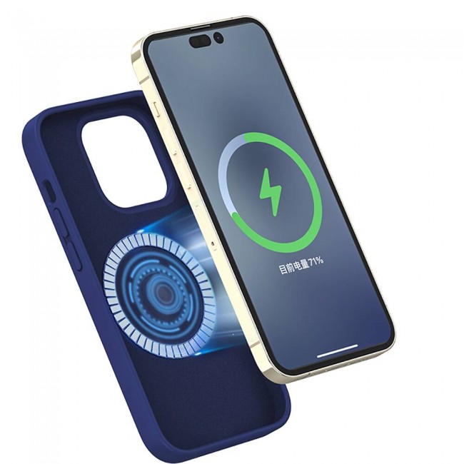 Apple iPhone 14 Pro Max Kılıf Magsafe Şarj Özellikli Liquid Silikon Recci Mousse Serisi Kapak Apple iPhone 14 Pro Max Kılıf Magsafe Şarj Özellikli Liquid Silikon Recci Mousse Serisi Kapak